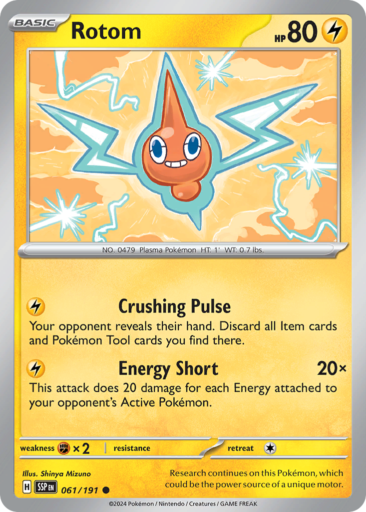 Rotom 061/191 Common Surging Sparks