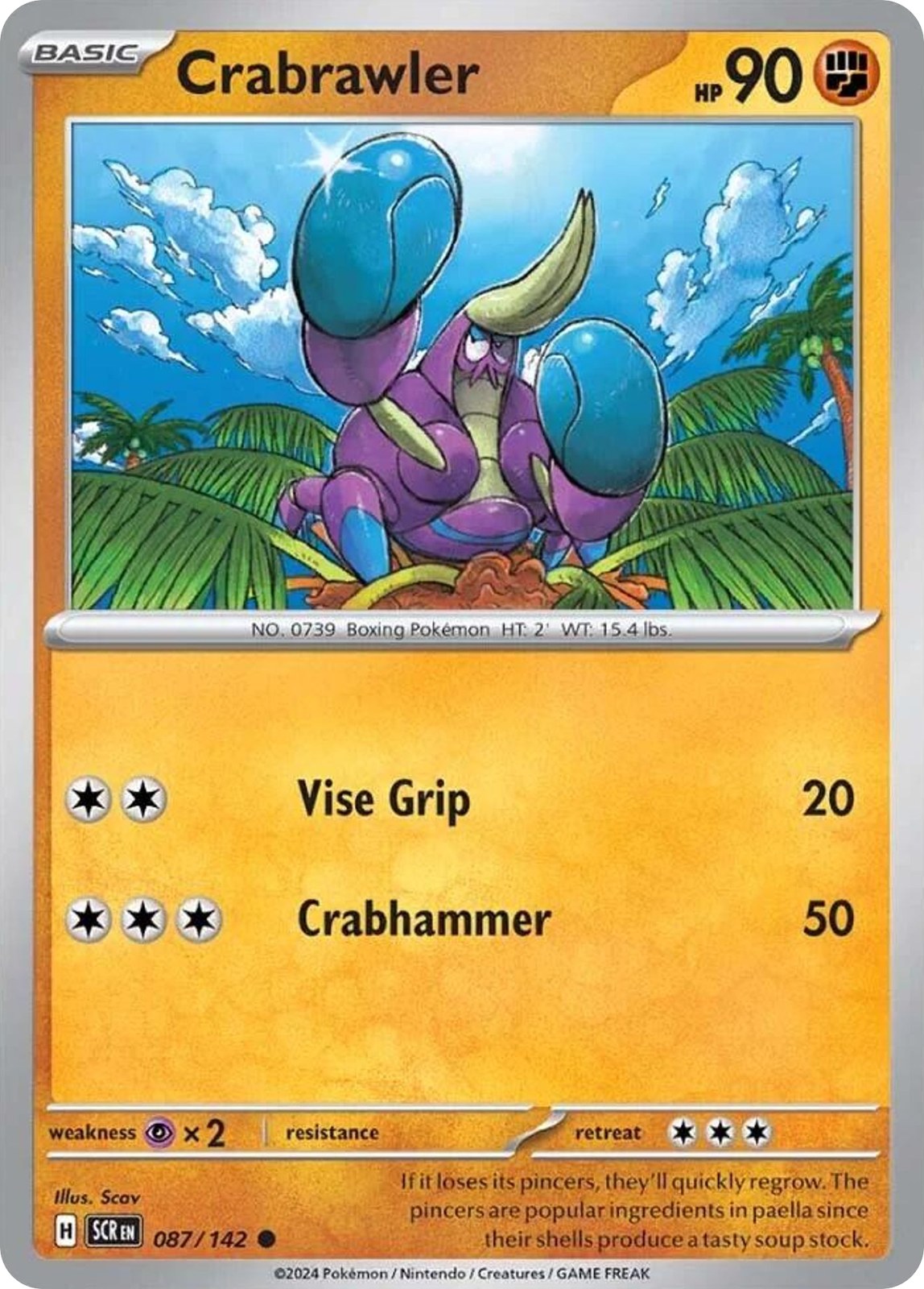 Crabrawler 87/142 Common Stellar Crown