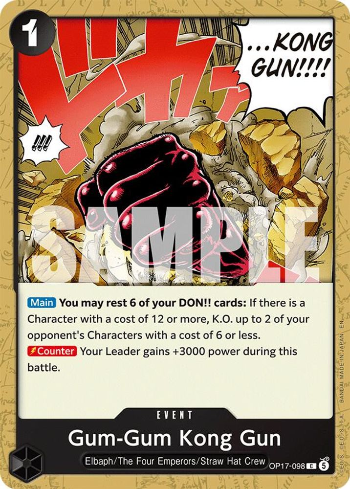 Gum-Gum Kong Gun OP17-098
