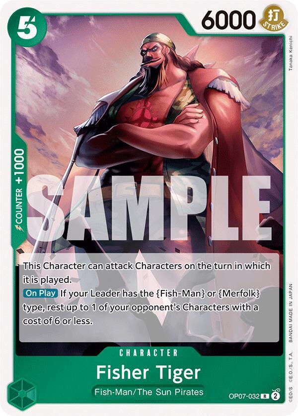 Fisher Tiger OP07-032 Rare 500 Years in the Future Foil