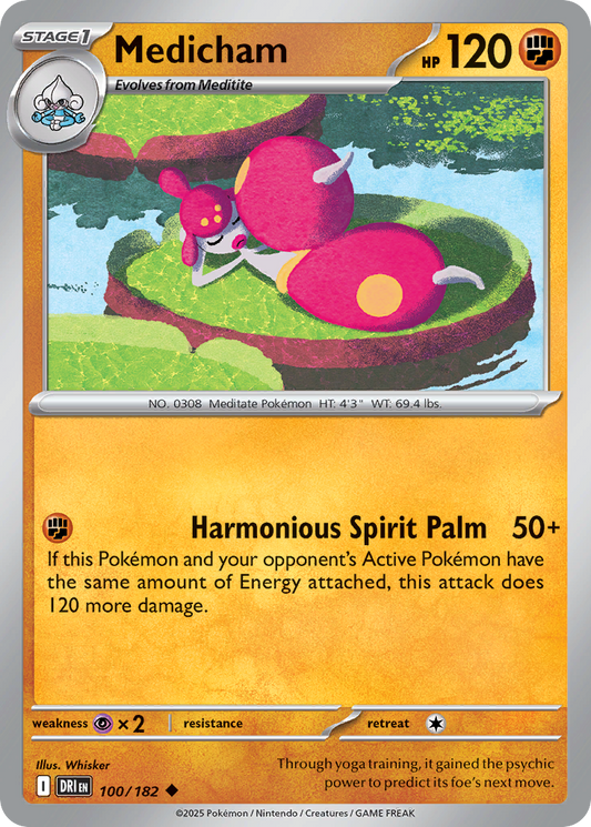 Medicham 100/182 Uncommon Destined Rivals