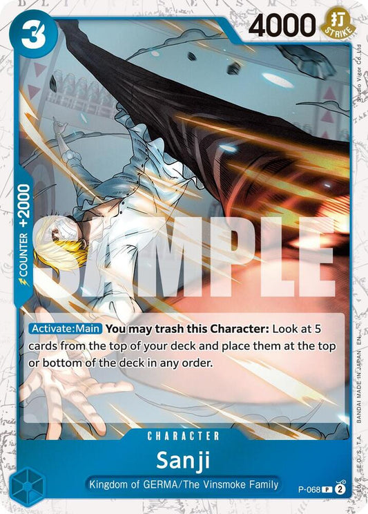 Sanji (Pirate Foil) P-068 Premium Booster -The Best- Vol. 2 Foil