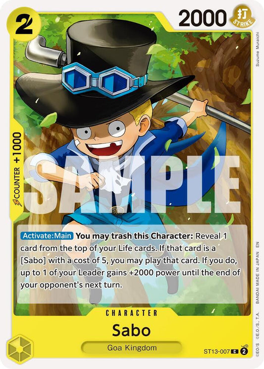 Sabo (Reprint) ST13-007 Common Premium Booster -The Best- Vol. 2
