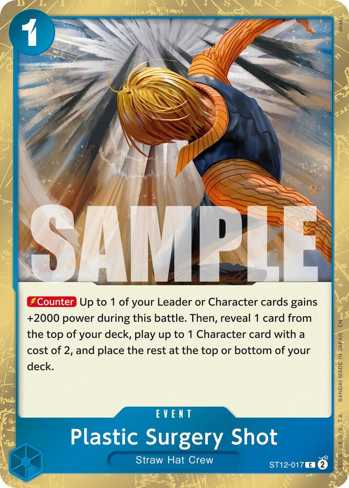 Plastic Surgery Shot (Pirate Foil) ST12-017 Premium Booster -The Best- Vol. 2 Foil