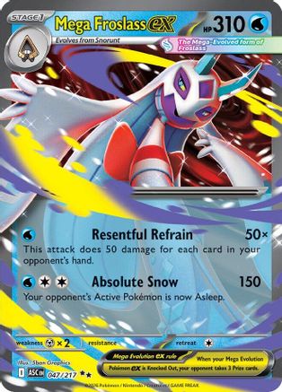 Mega Froslass ex 047/217 Double Rare Ascended Heroes