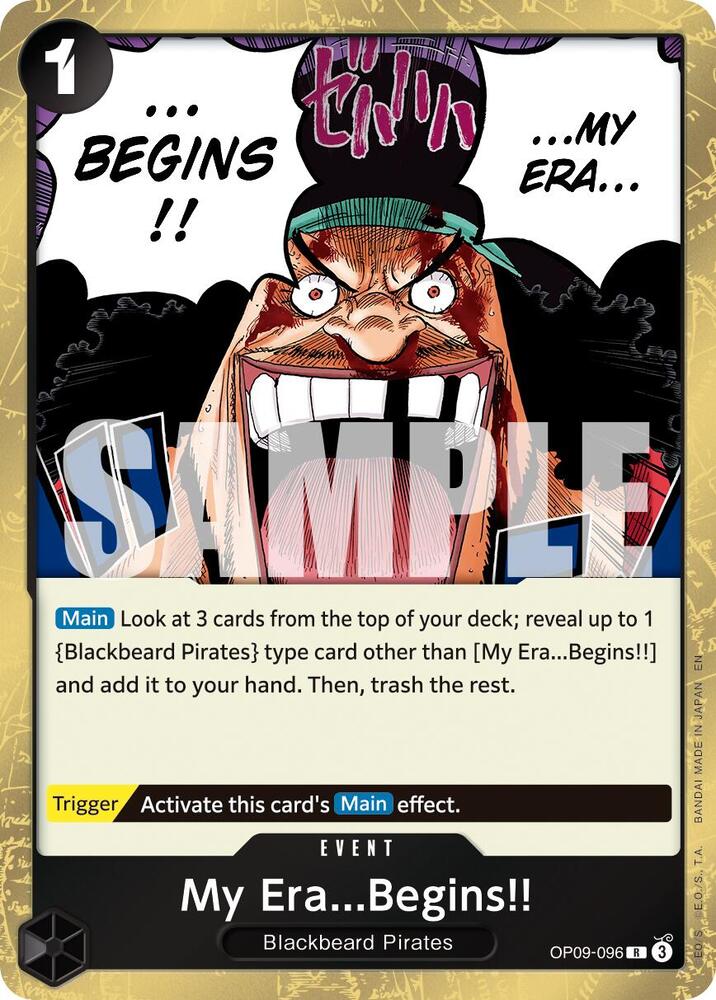 My Era...Begins!! (Reprint) OP09-096 Premium Booster -The Best- Vol. 2 Foil