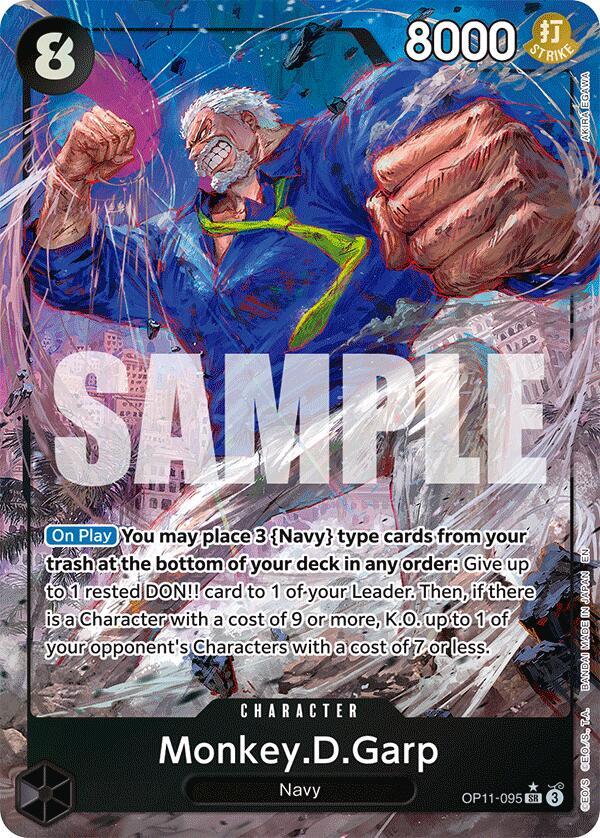 Monkey.D.Garp (Alternate Art) OP11-095 A Fist of Divine Speed
