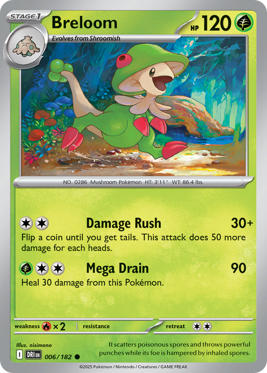 Breloom 006/182 Common Destined Rivals