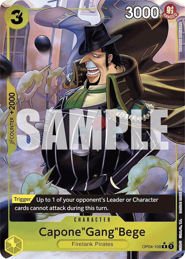 Capone"Gang"Bege (Full Art) OP04-100 Premium Booster -The Best