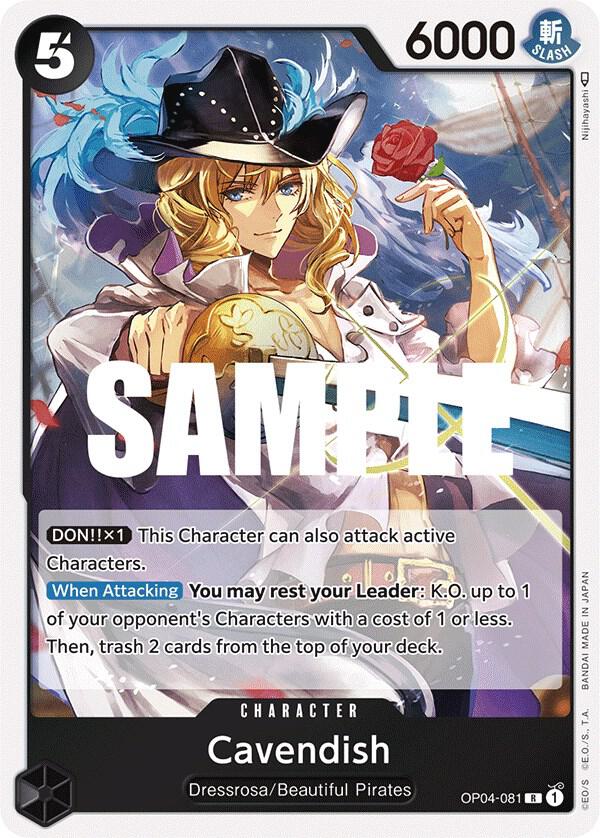 Cavendish OP04-081 Rare Kingdoms of Intrigue Foil
