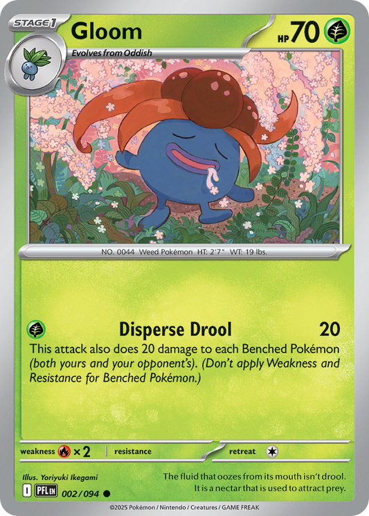 Gloom 002/094 Common Phantasmal Flames Reverse Holo
