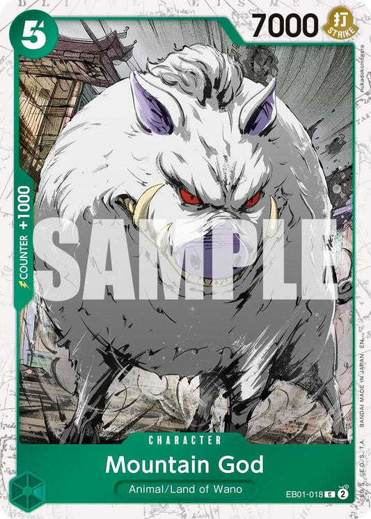 Mountain God (Pirate Foil) EB01-018 Premium Booster -The Best- Vol. 2 Foil