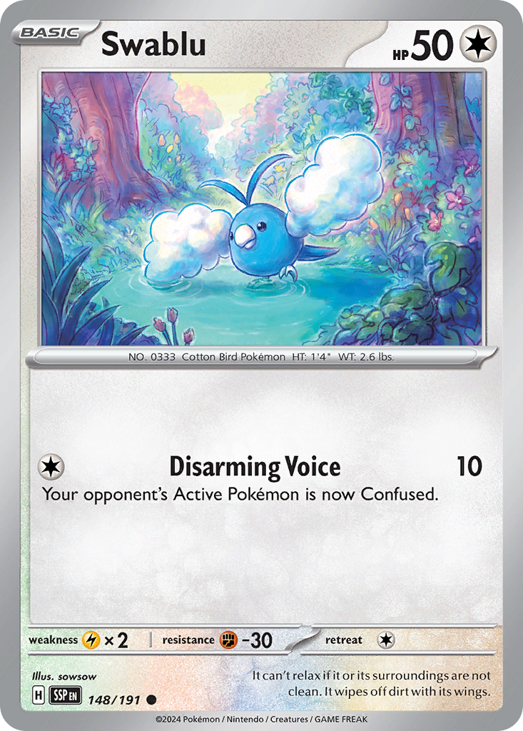 Swablu 148/191 Common Surging Sparks