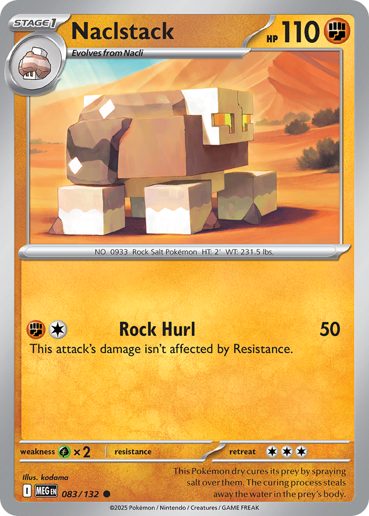 Naclstack 083/132 Common Mega Evolution
