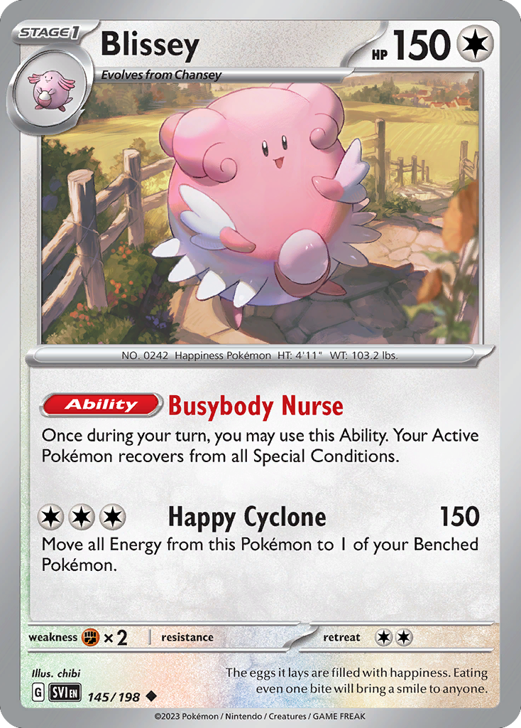 Blissey 145/198 Uncommon Scarlet & Violet