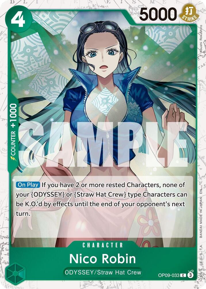 Nico Robin (Pirate Foil) OP09-033 Premium Booster -The Best- Vol. 2 Foil