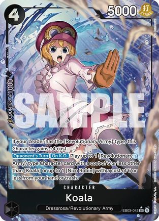 Koala (Alternate Art) EB03-042 Extra Booster: Heroines Edition