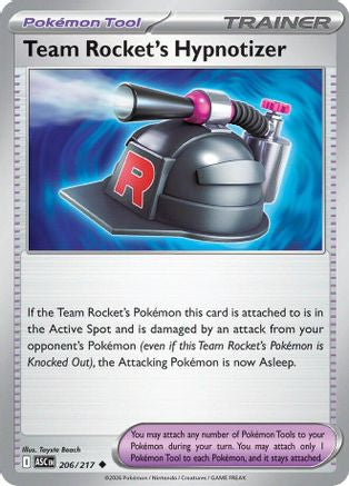 Team Rocket's Hypnotizer 206/217 Ascended Heroes Reverse Holo