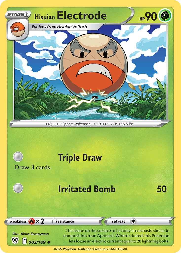 Hisuian Electrode 003/189 Uncommon Astral Radiance