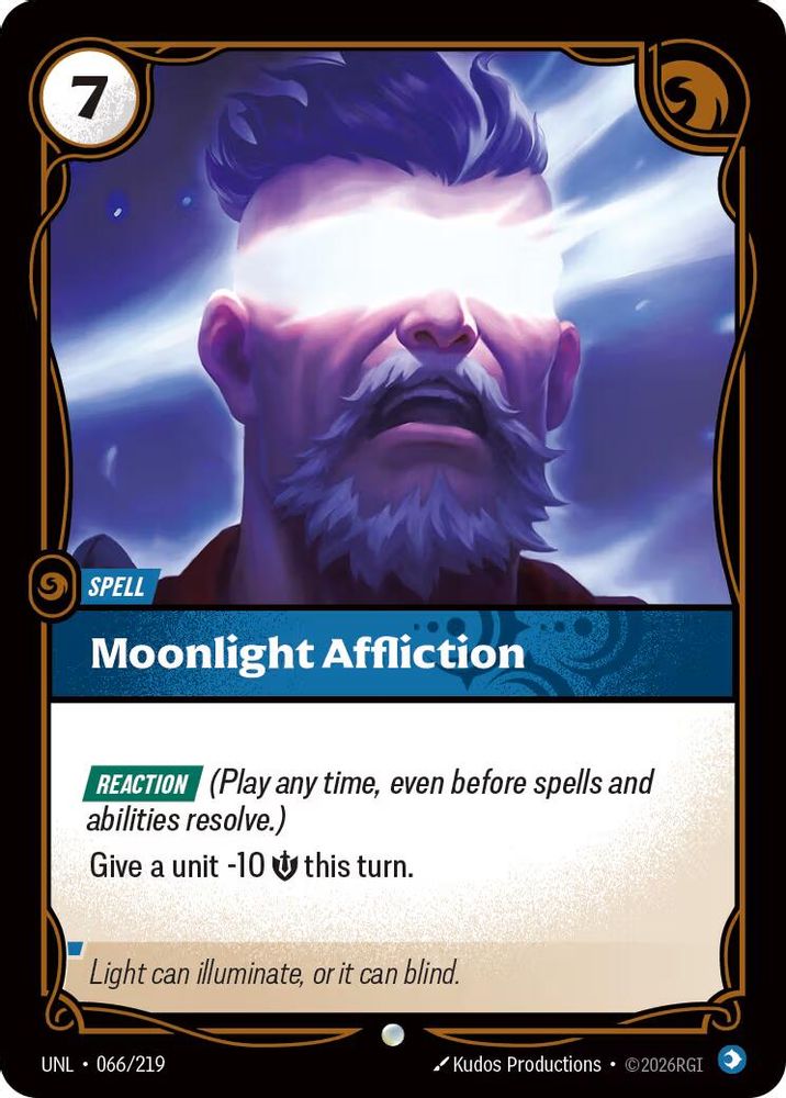 Moonlight Affliction 066/219 Common Unleashed Foil