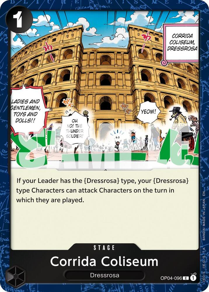 Corrida Coliseum (Pirate Foil) OP04-096 Premium Booster -The Best- Vol. 2 Foil