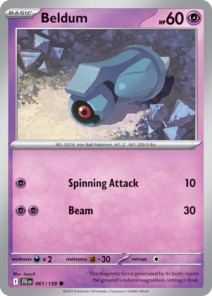 Beldum 061/159 Common Journey Together Reverse Holo