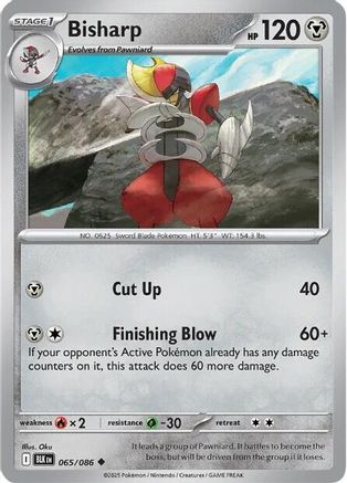 Bisharp 065/086 Uncommon Black Bolt