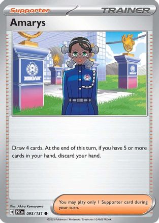 Amarys 093/131 Common Prismatic Evolutions