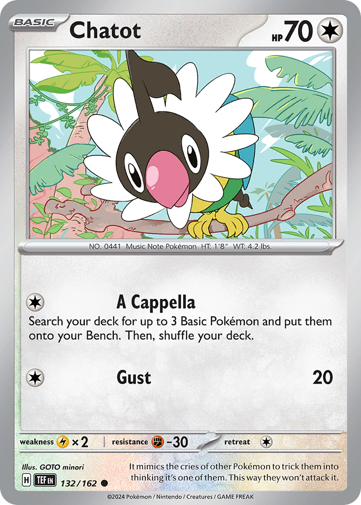 Chatot 132/162 Common Temporal Forces Reverse Holo