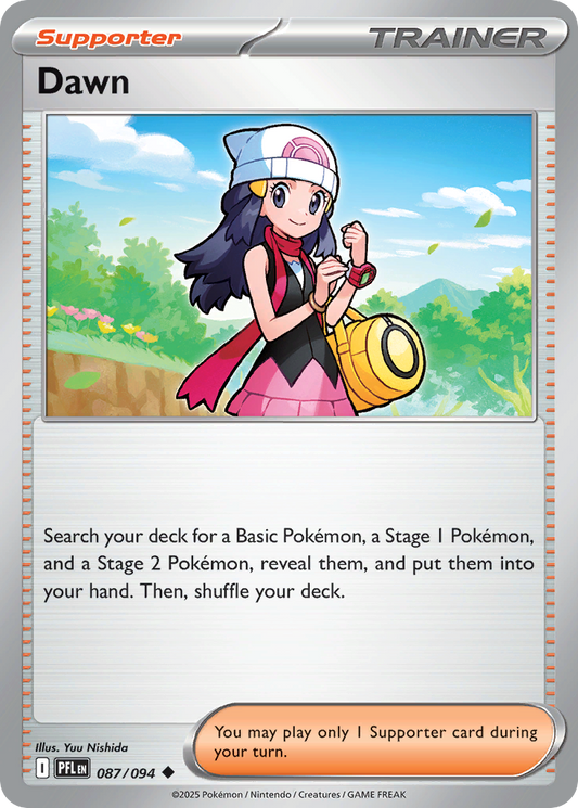 Dawn 087/094 Uncommon Phantasmal Flames Reverse Holo