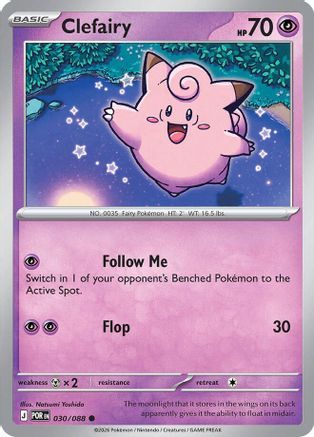 Clefairy 030/088 Common Perfect Order