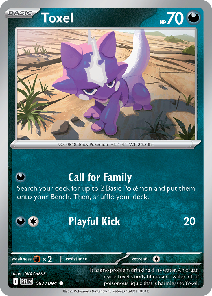 Toxel 067/094 Common Phantasmal Flames