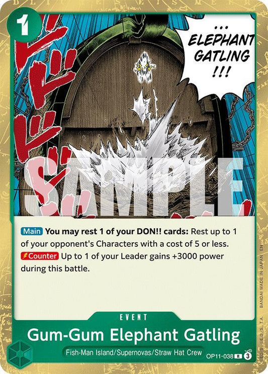 Gum-Gum Elephant Gatling OP11-038