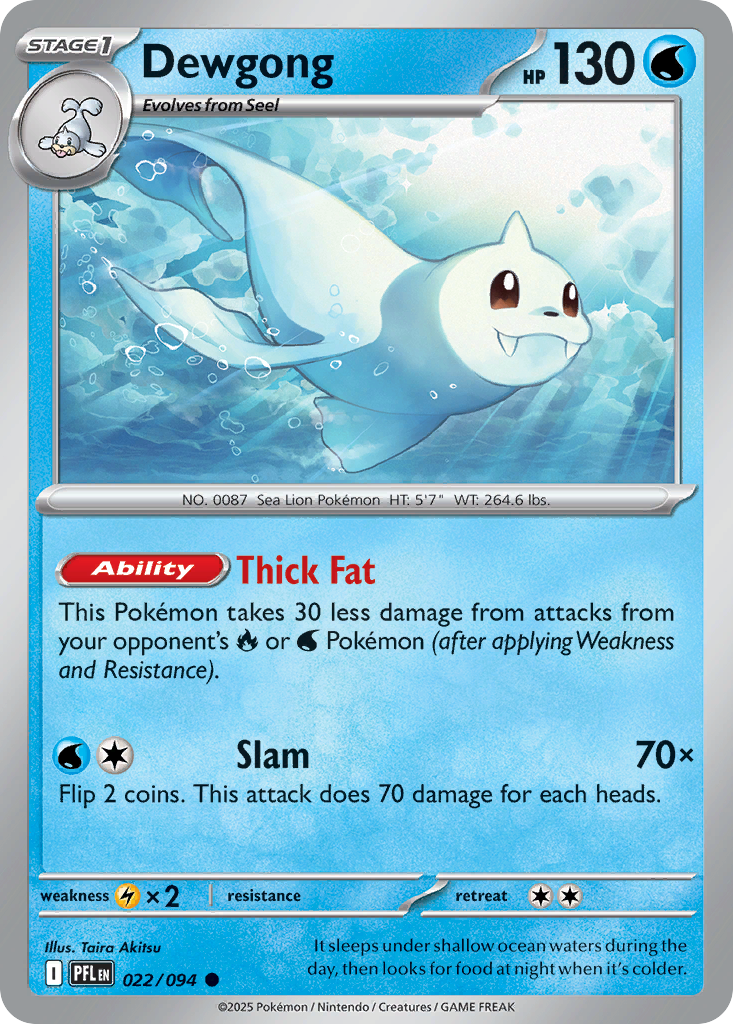 Dewgong 022/094 Common Phantasmal Flames