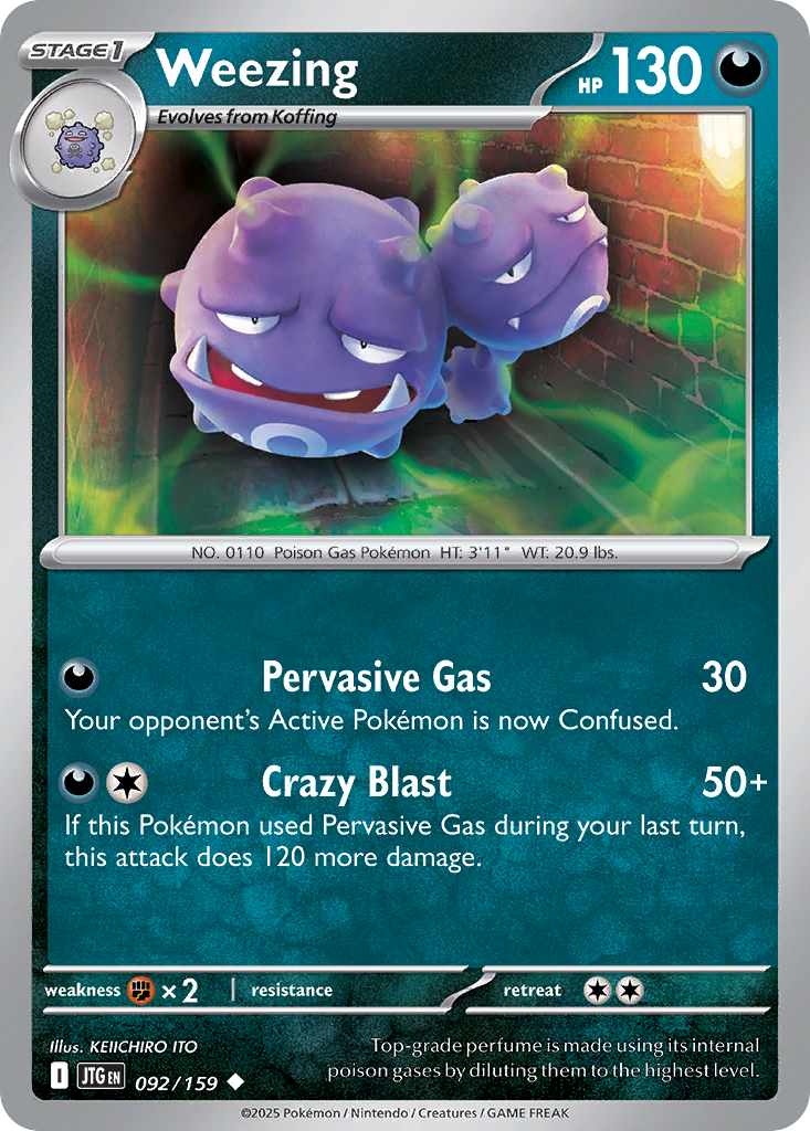 Weezing 092/159 Uncommon Journey Together