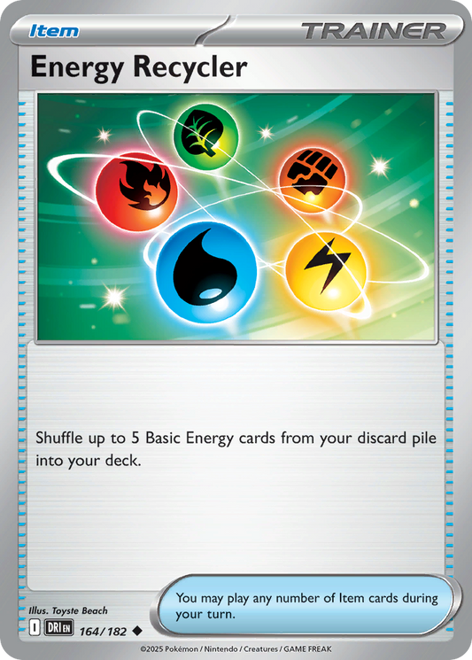 Energy Recycler 164/182 Uncommon Destined Rivals