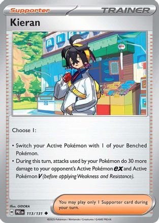 Kieran 113/131 Uncommon Prismatic Evolutions