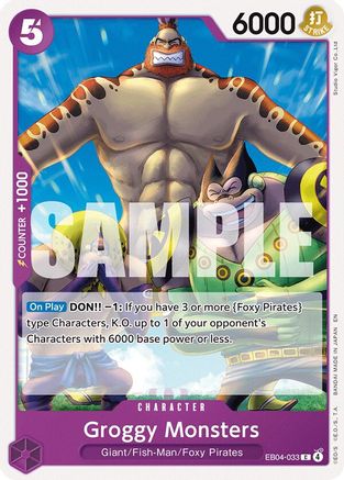 Groggy Monsters EB04-033 Common The Azure Sea's Seven
