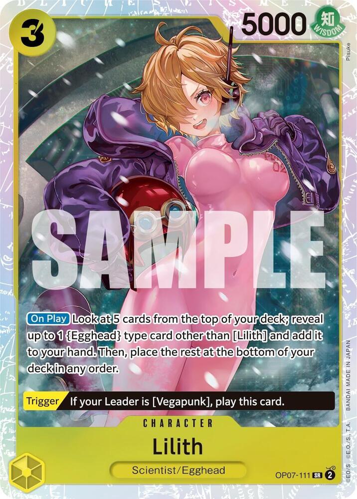 Lilith OP07-111 Super Rare 500 Years in the Future