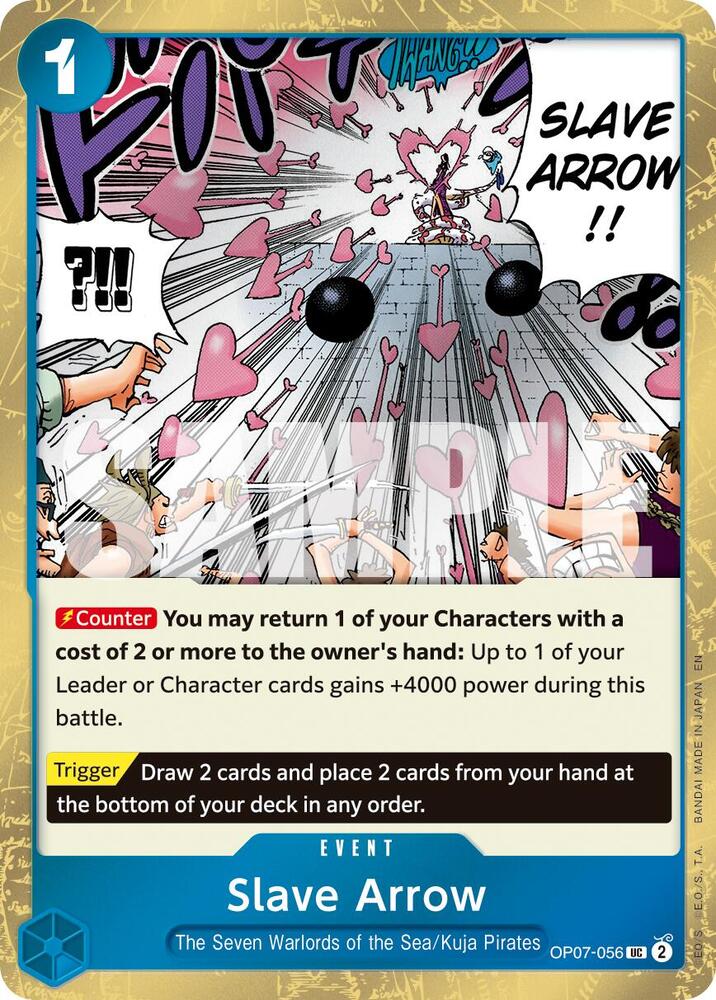 Slave Arrow (Pirate Foil) OP07-056 Premium Booster -The Best- Vol. 2 Foil