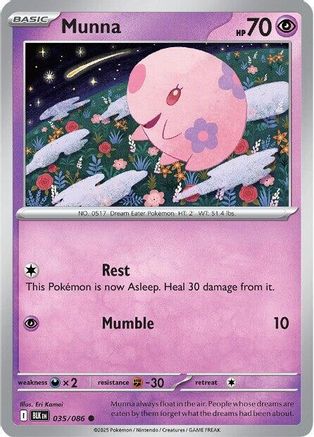 Munna 035/086 Common Black Bolt