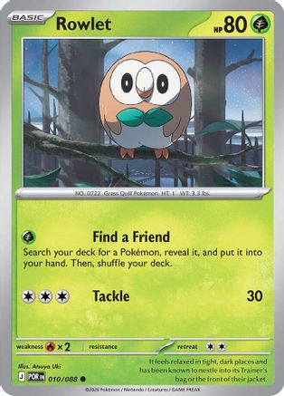 Rowlet 010/088 Common Perfect Order