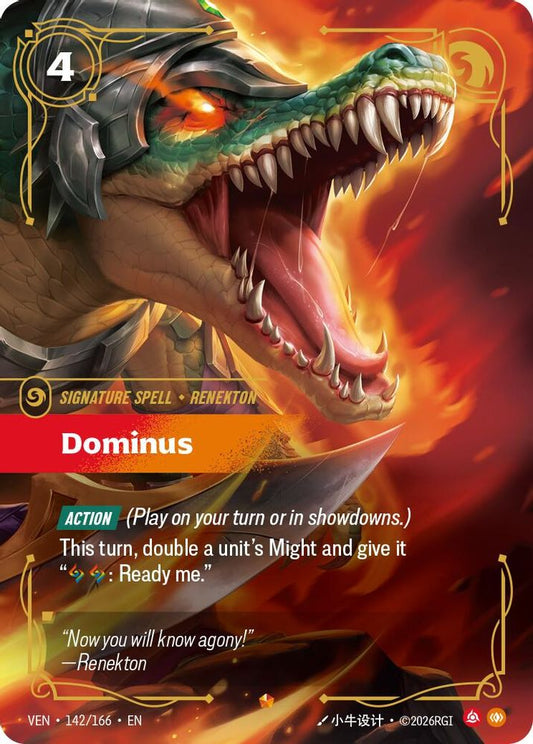 Dominus 142/166 Epic Vendetta Foil