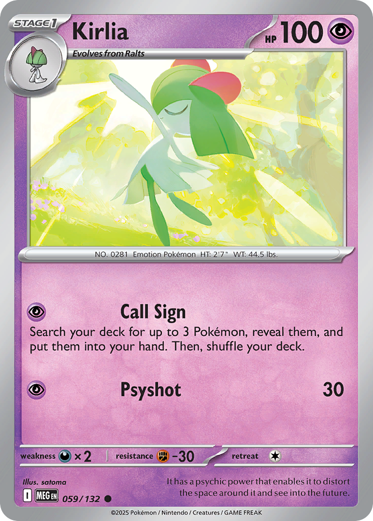 Kirlia 059/132 Common Mega Evolution