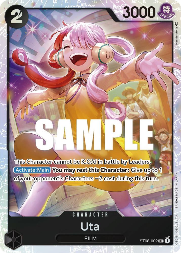 Uta ST08-002 Super Rare Starter Deck 8: Monkey.D.Luffy