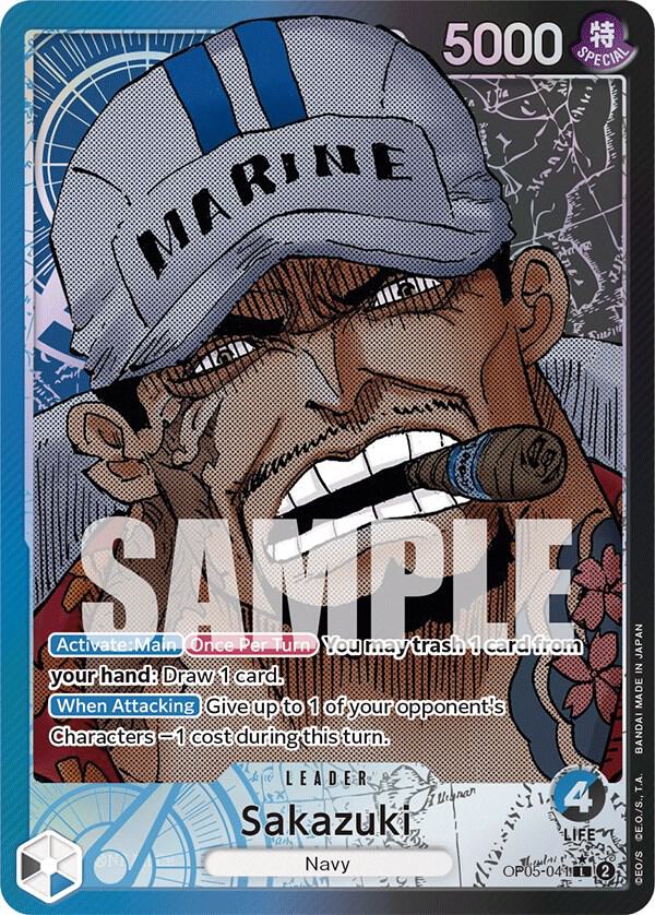 Sakazuki (Alternate Art) OP05-041 Leader Awakening of the New Era