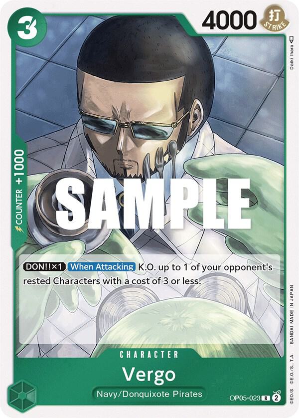 Vergo OP05-023 Rare Awakening of the New Era