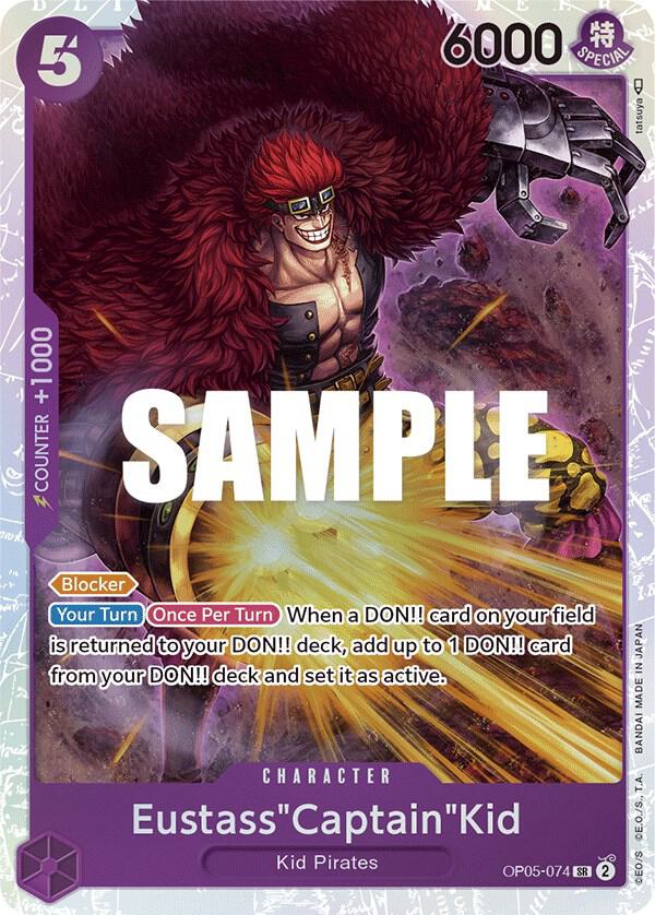 Eustass"Captain"Kid OP05-074 Super Rare Awakening of the New Era