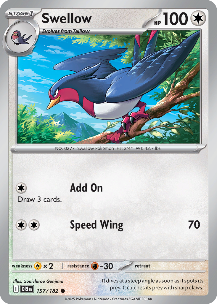 Swellow 157/182 Common Destined Rivals