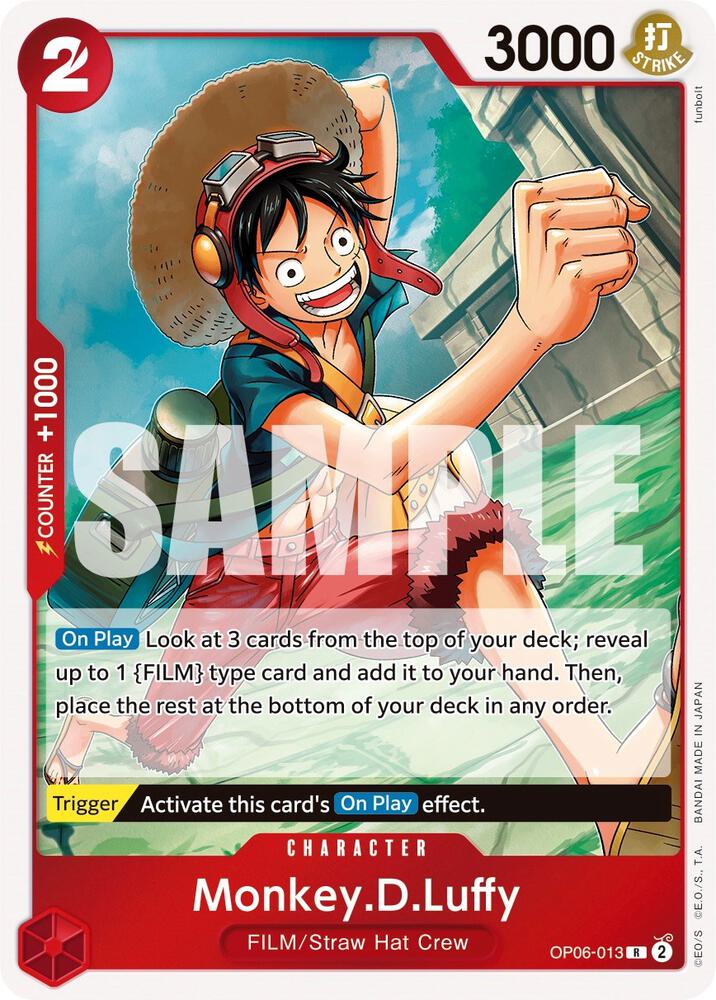 Monkey.D.Luffy OP06-013 Rare Wings of the Captain